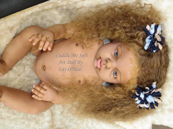 Ethnic reborn toddler for sale by Fay O'Neal